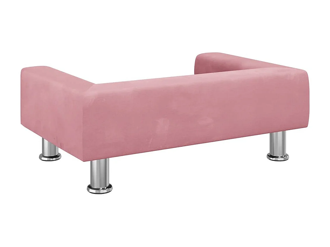 East Providence  Hondenmand 70x45x26,5 cm fluweel roze