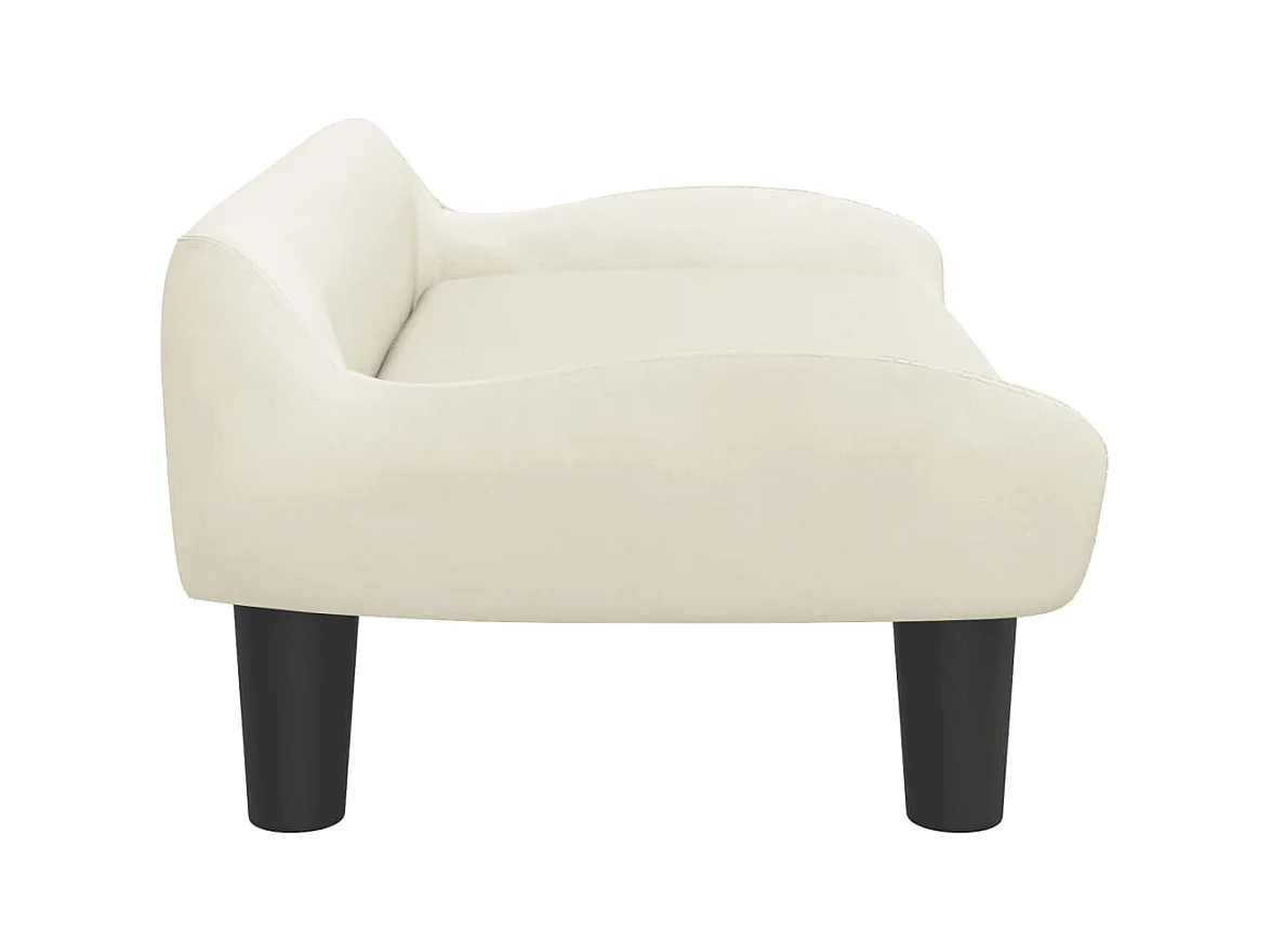 Kessel  Lit pour cen crème 70x40x24 cm velours