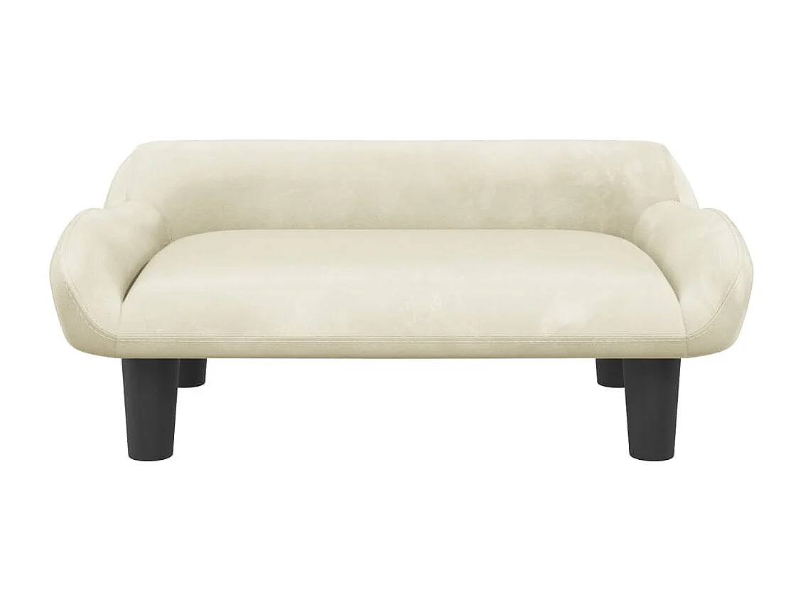 Kessel  Lit pour cen crème 70x40x24 cm velours