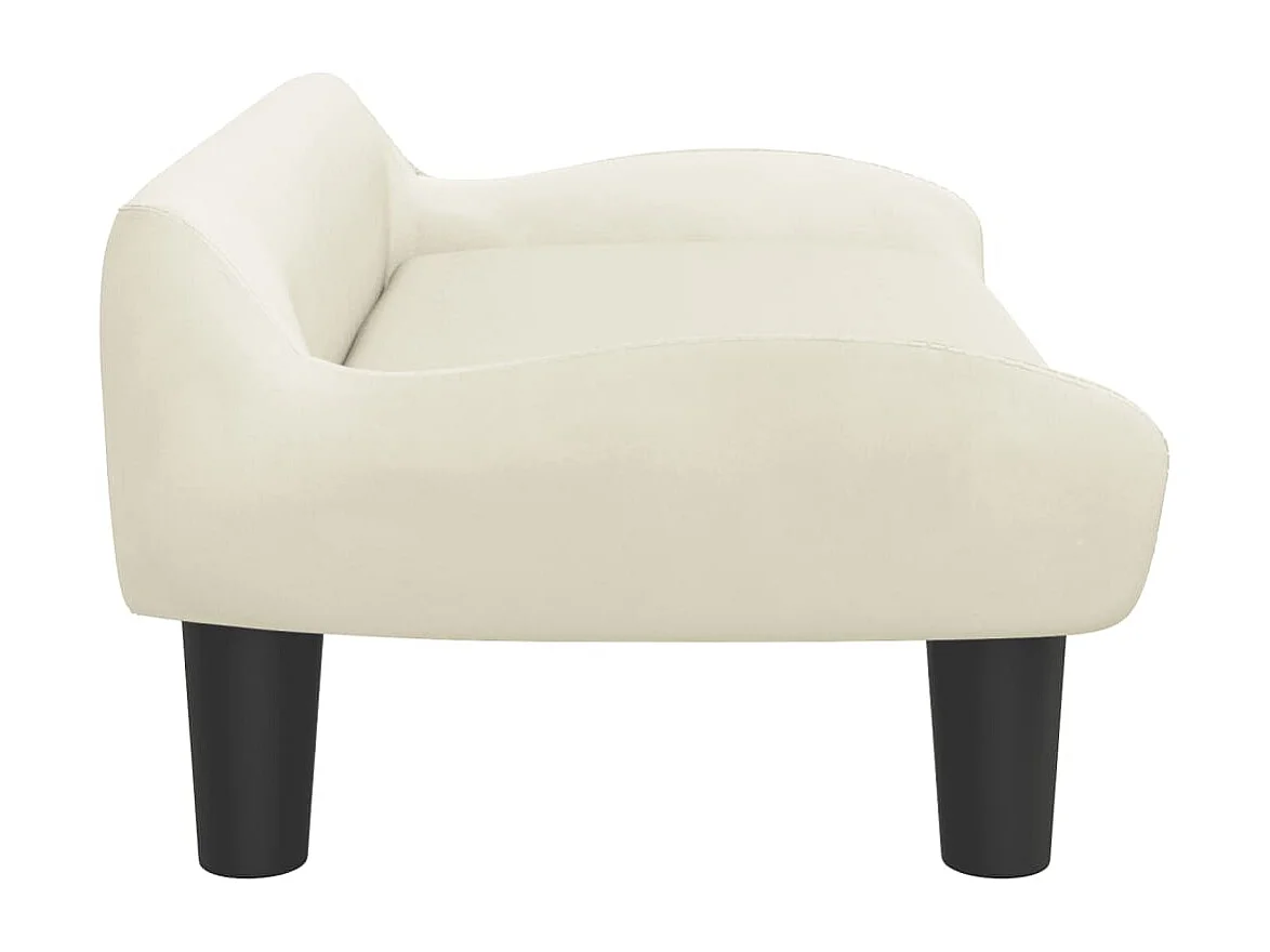 Kessel  Lit pour cen crème 70x40x24 cm velours