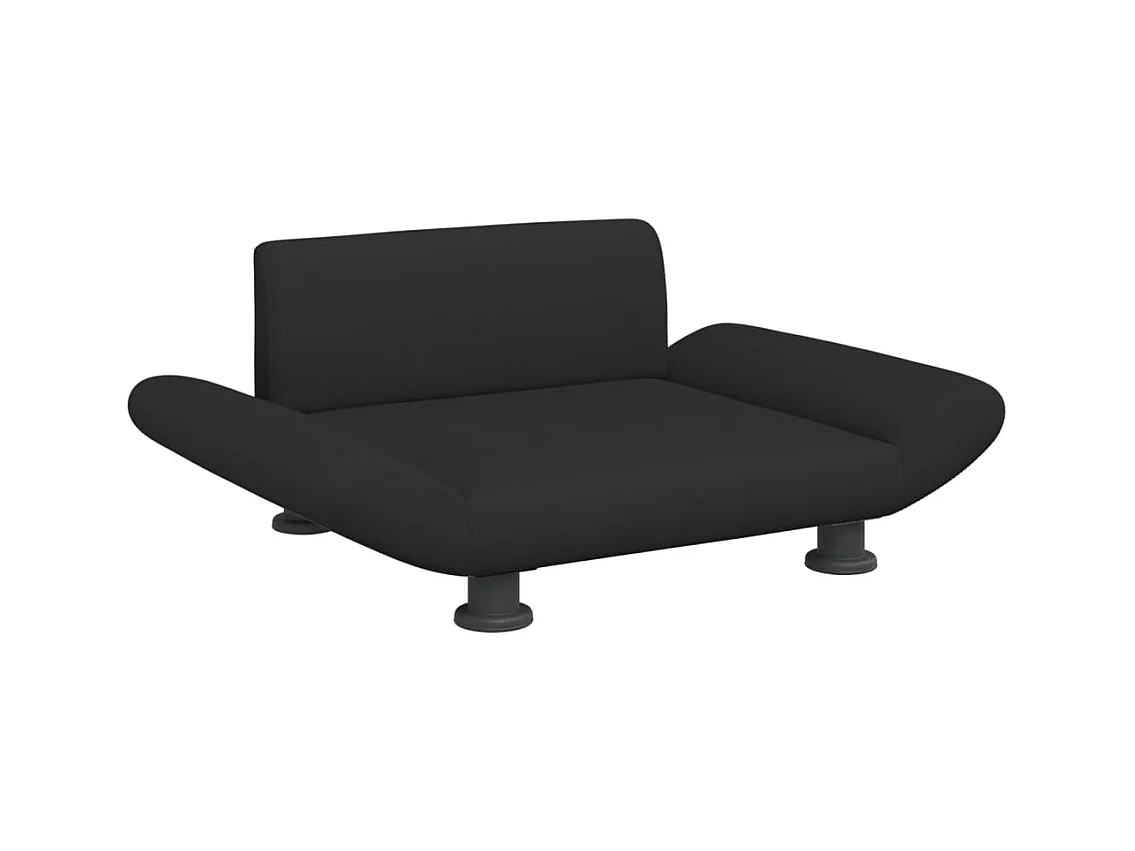 Sdr. Hygum  Cama para perros de tela negra 70x45x28 cm