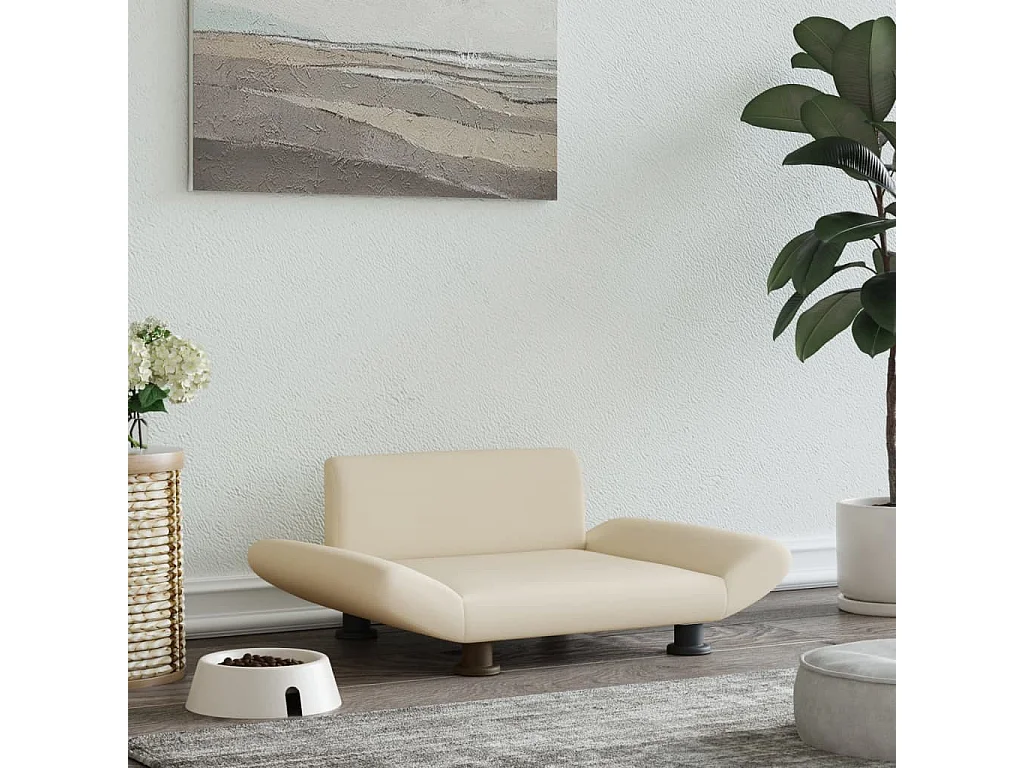 Sdr. Hygum  Lit pour cen crème 70x45x28 cm tissu