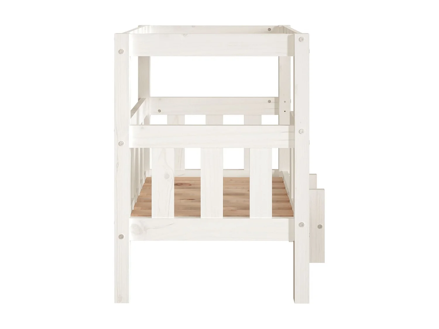 Varyn  Hondenmand 65,5x50,5x70 cm massief grenenhout wit