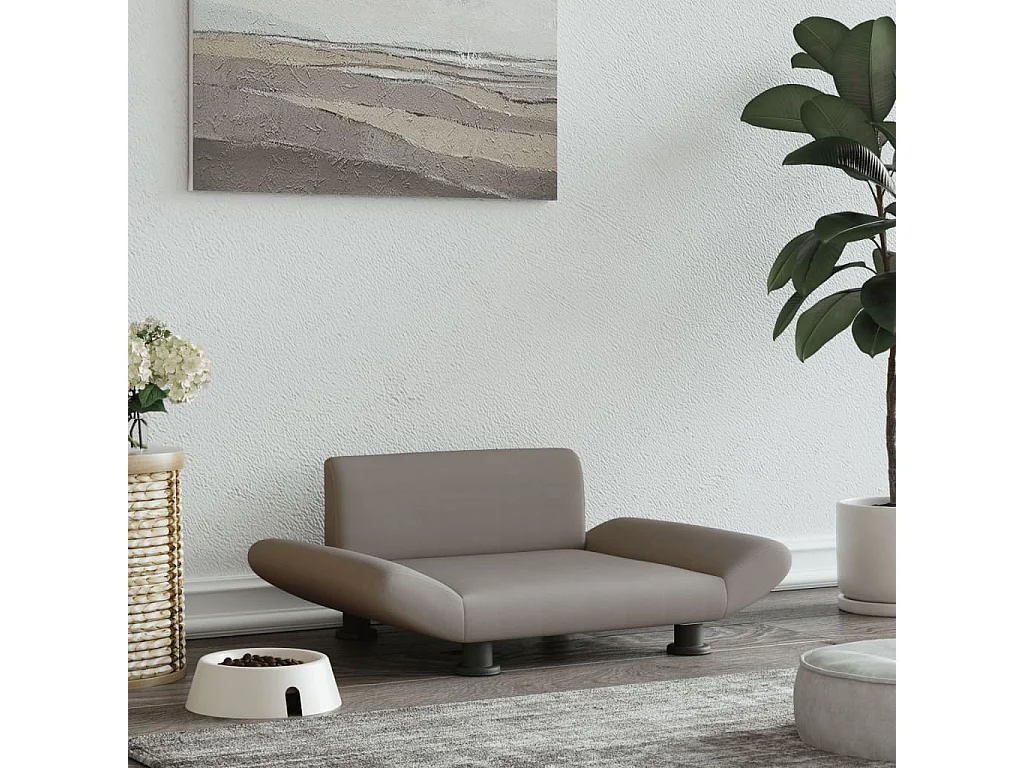 Sdr. Hygum  Lit pour cen taupe 70x45x28 cm tissu