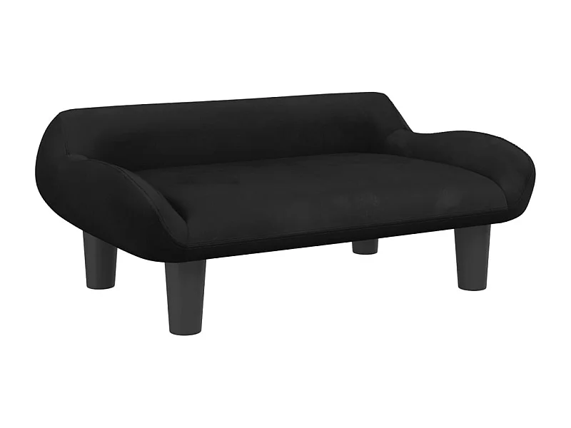 Kessel  Hondenmand 70x40x24 cm fluweel zwart