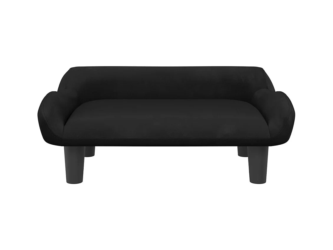 Kessel  Lit pour cen noir 70x40x24 cm velours