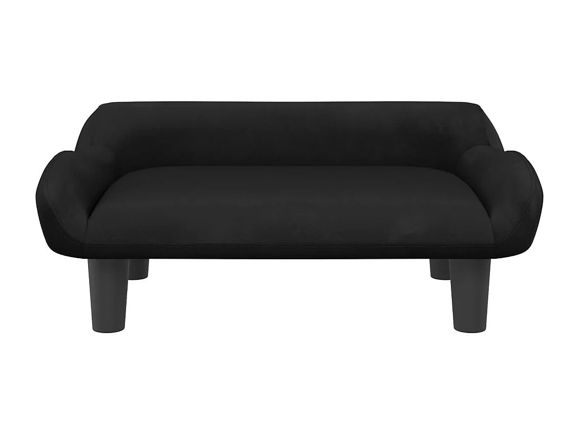 Kessel  Lit pour cen noir 70x40x24 cm velours