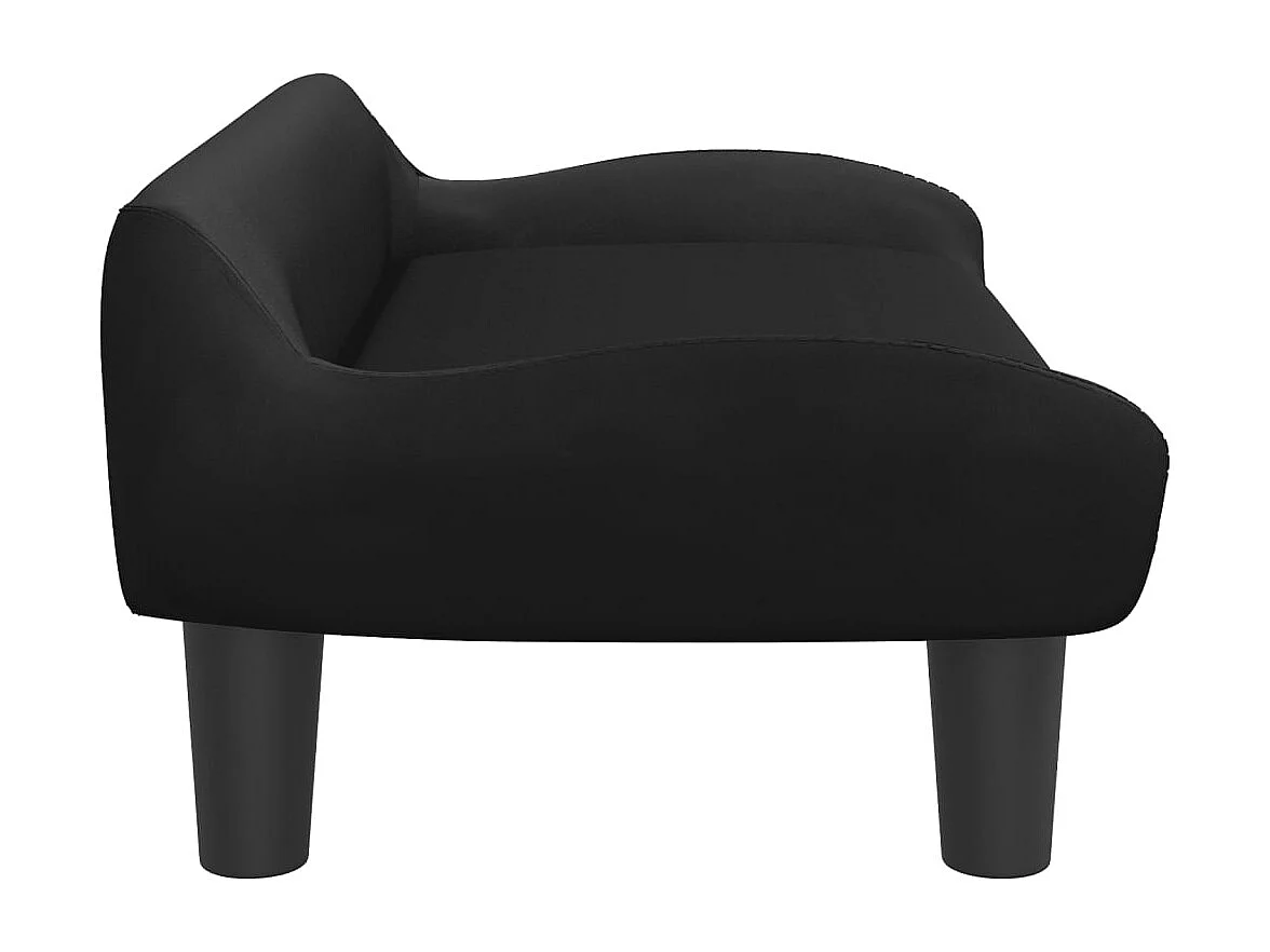 Kessel  Lit pour cen noir 70x40x24 cm velours