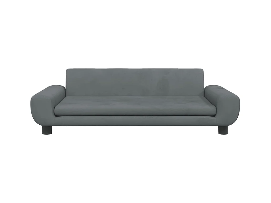 Fien  Lit pour cen gris foncé 100x54x33 cm velours