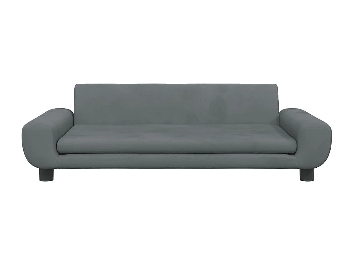 Fien  Lit pour cen gris foncé 100x54x33 cm velours