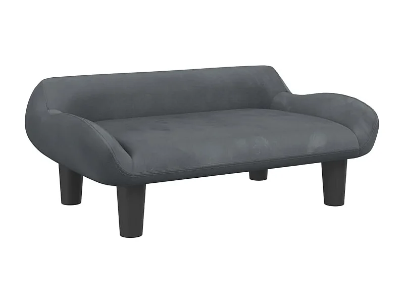 Kessel  Hondenmand 70x40x24 cm fluweel donkergrijs