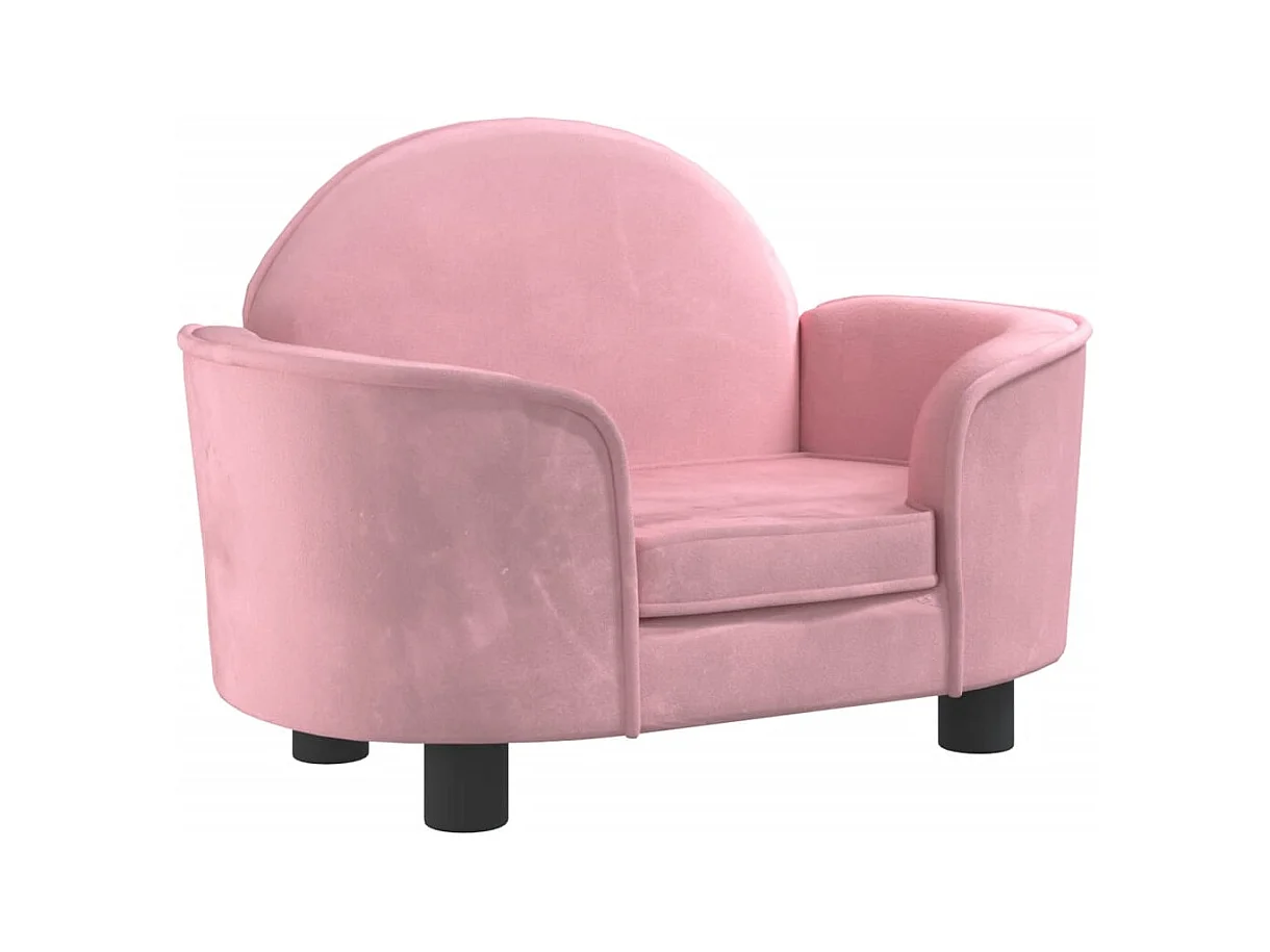 Ware Shoals  Lit pour cen rose 66x40x45 cm velours