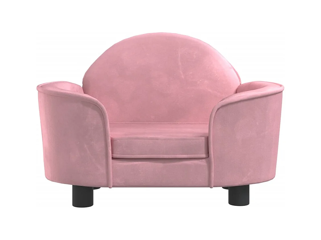 Ware Shoals  Lit pour cen rose 66x40x45 cm velours