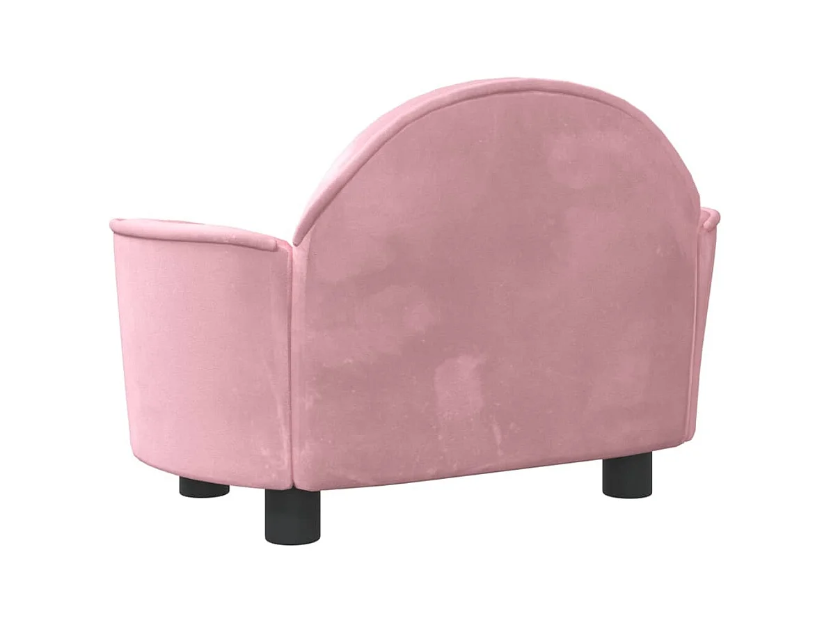 Ware Shoals  Lit pour cen rose 66x40x45 cm velours