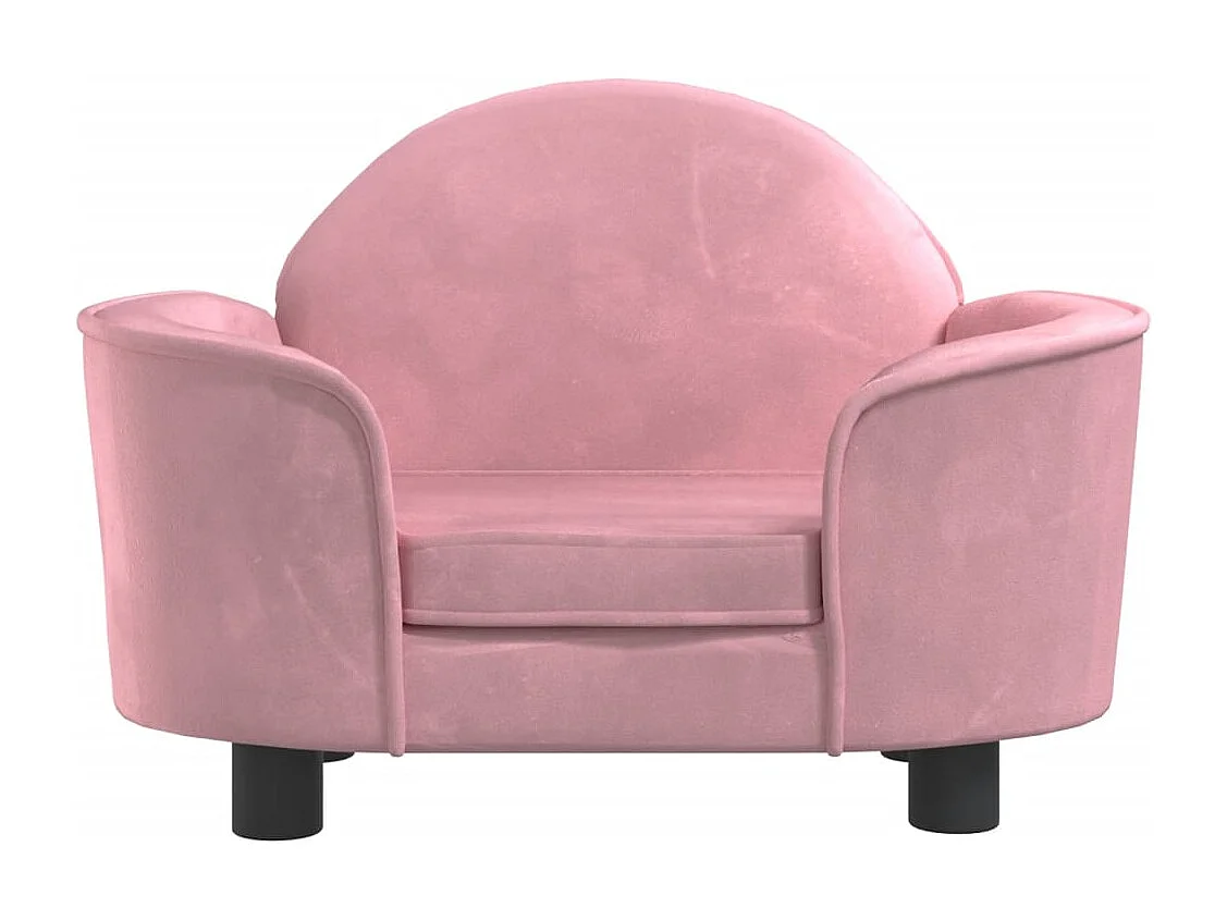 Ware Shoals  Lit pour cen rose 66x40x45 cm velours