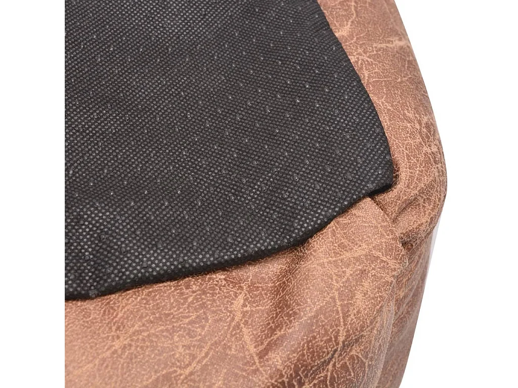 Sioux Falls  Lit pour cens avec coussin Cuir artificiel PU Taille M Beige