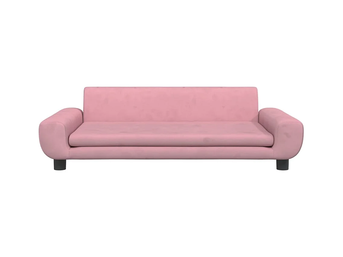 Fien  Lit pour cen rose 100x54x33 cm velours