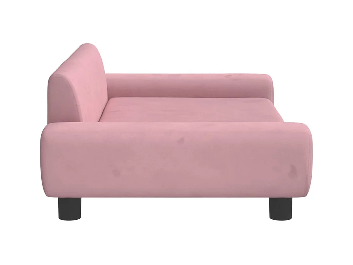 Fien  Lit pour cen rose 100x54x33 cm velours