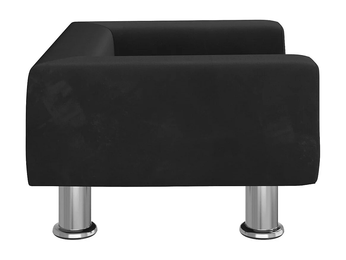 East Providence  Lit pour cen noir 50x40x26,5 cm velours