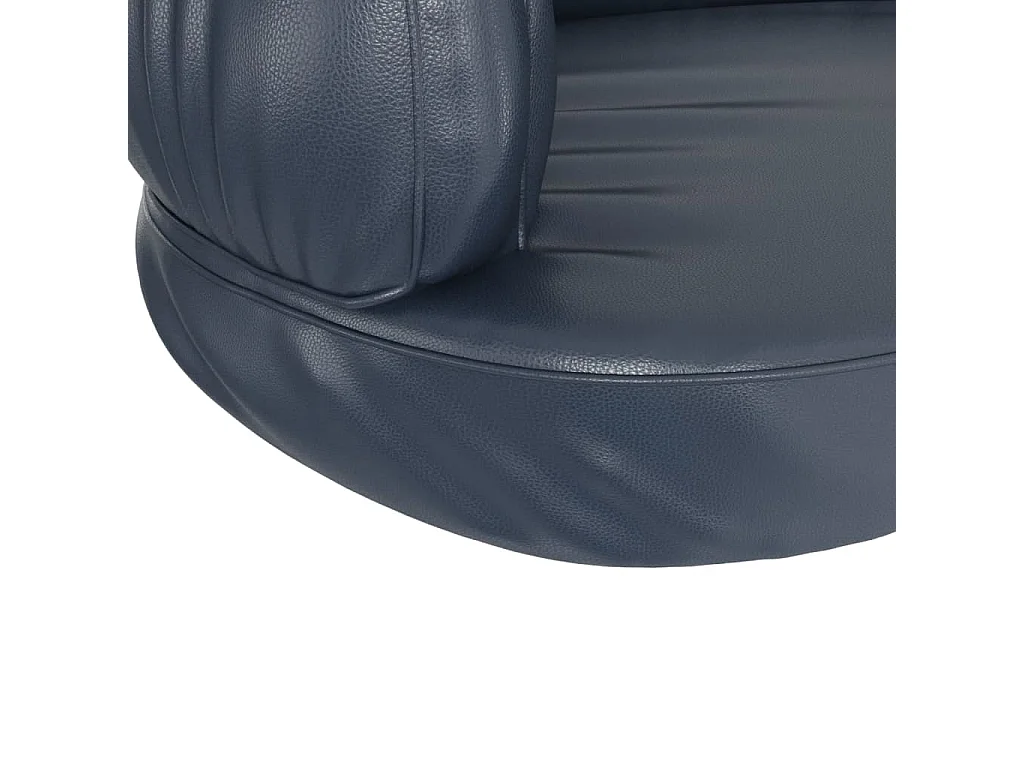 Aventura  Lit pour cen ergonomique Mousse Bleu foncé 75x53cm Similicuir