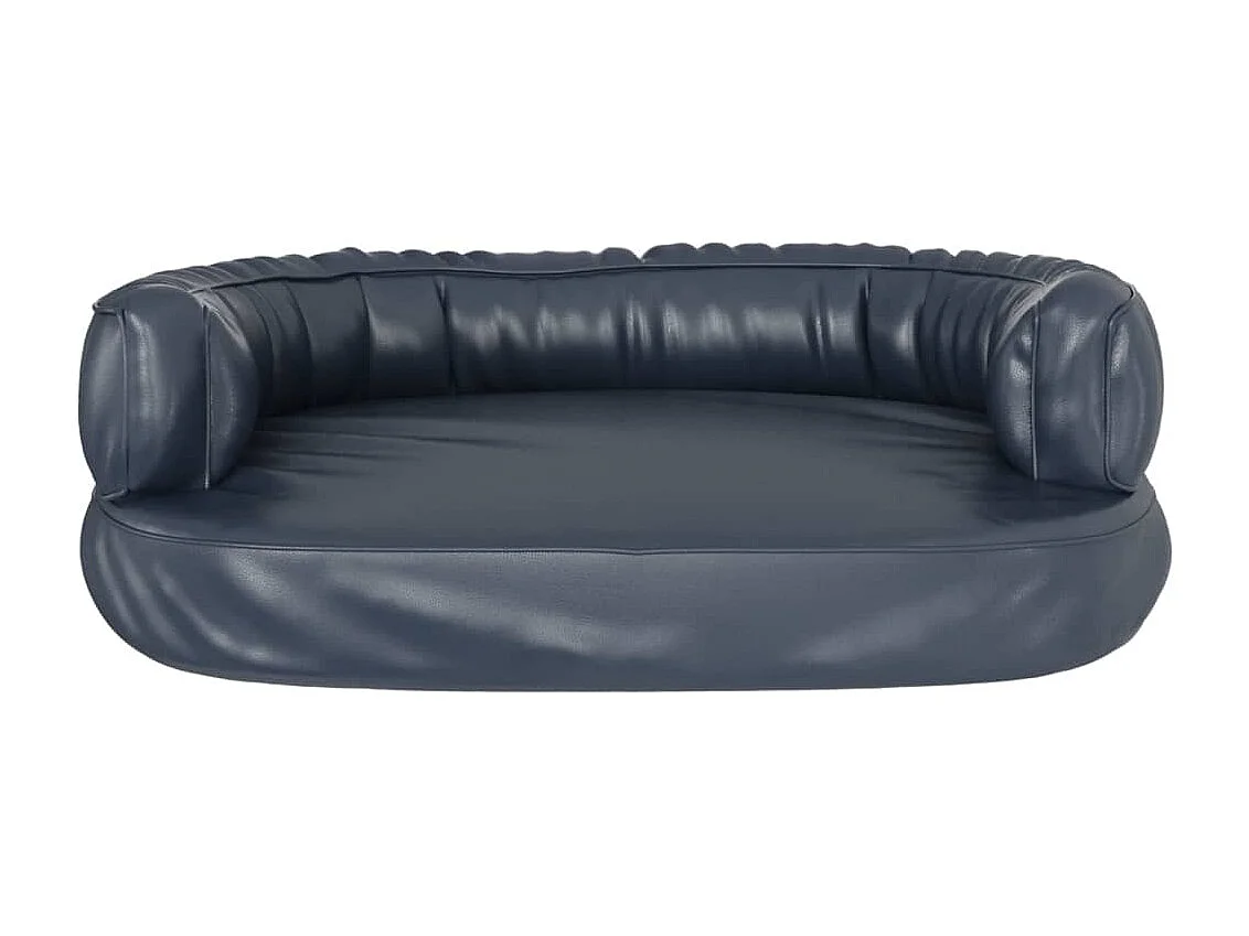 Aventura  Lit pour cen ergonomique Mousse Bleu foncé 75x53cm Similicuir