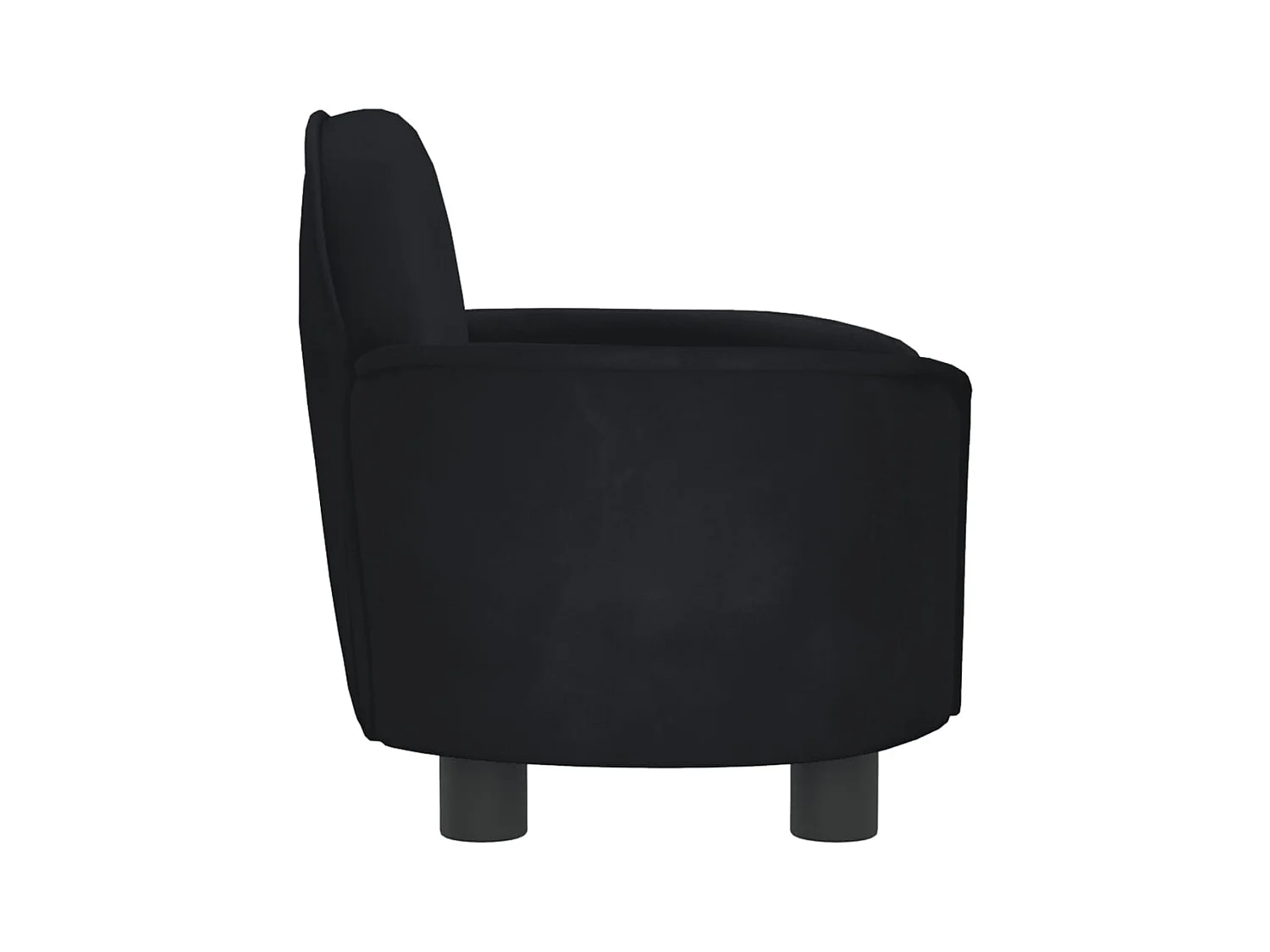 Ware Shoals  Lit pour cen noir 66x40x45 cm velours