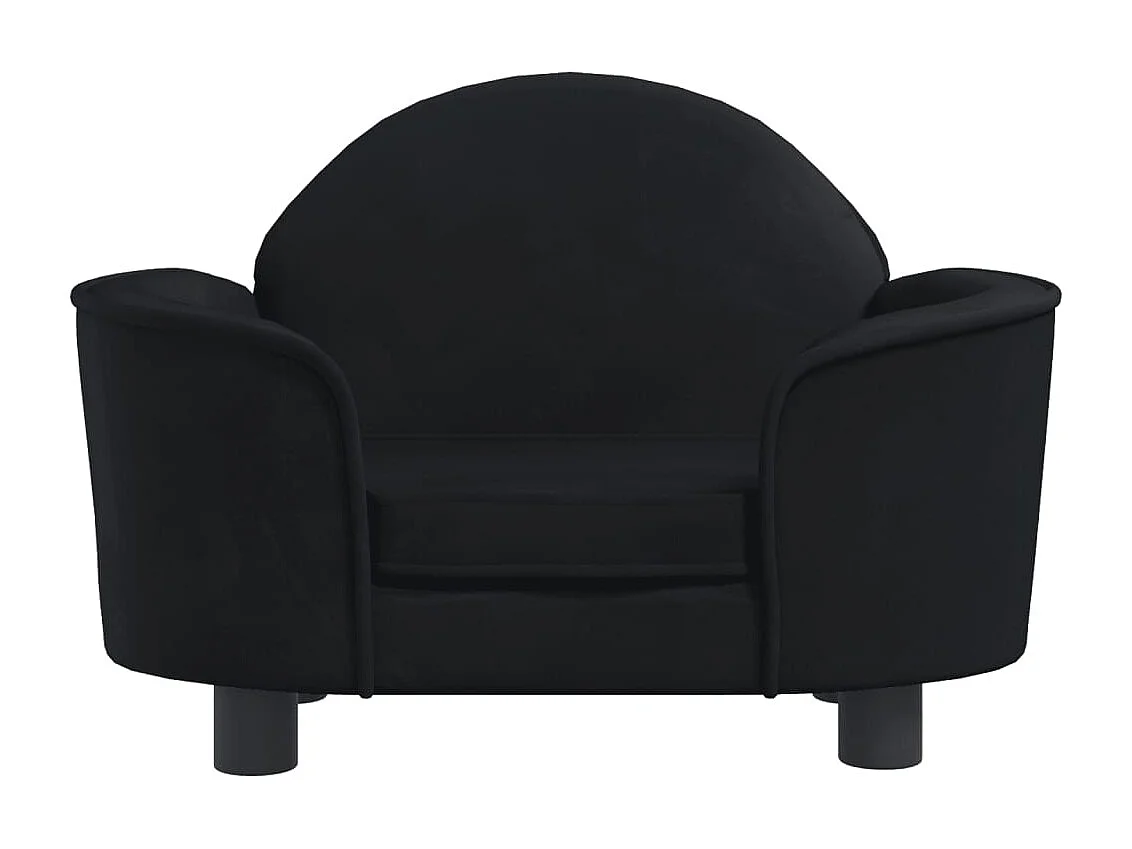 Ware Shoals  Lit pour cen noir 66x40x45 cm velours