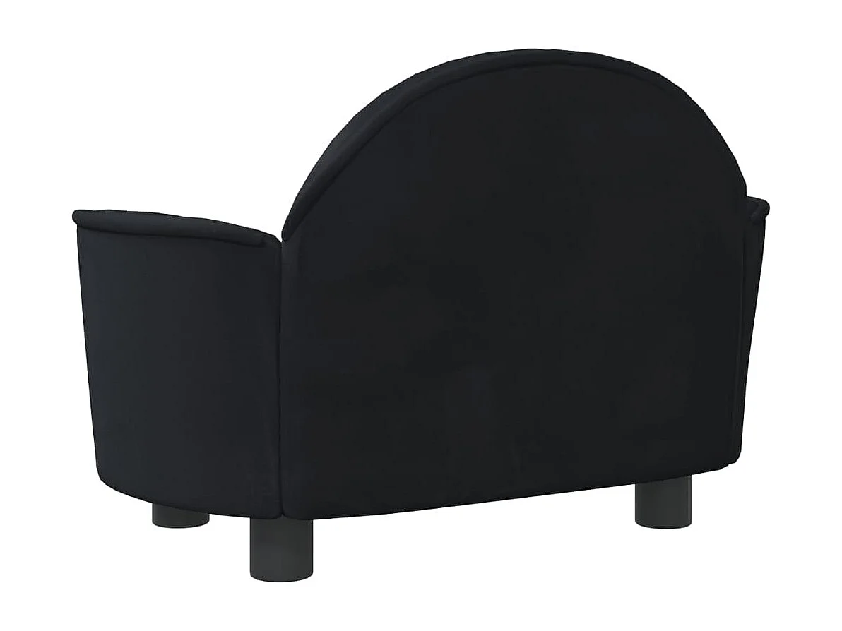 Ware Shoals  Lit pour cen noir 66x40x45 cm velours