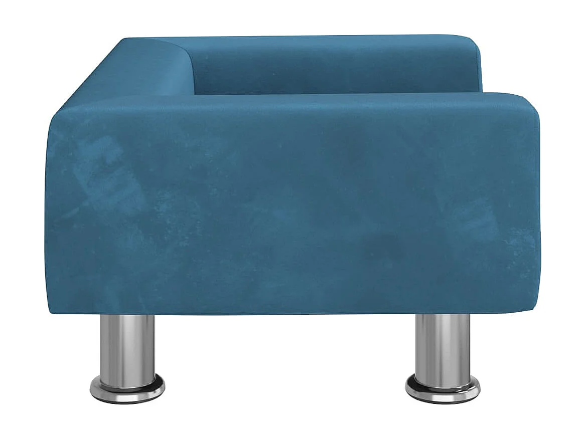 East Providence  Lit pour cen bleu 50x40x26,5 cm velours