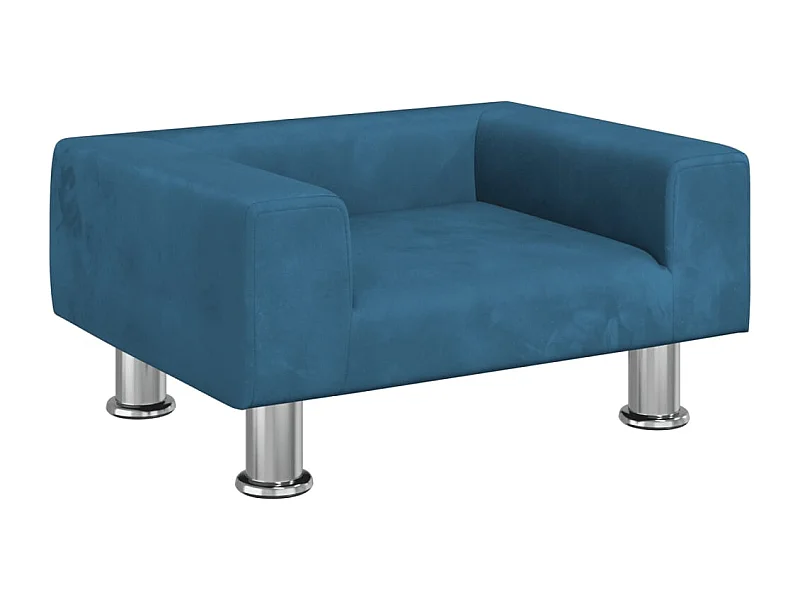 East Providence  Lit pour cen bleu 50x40x26,5 cm velours