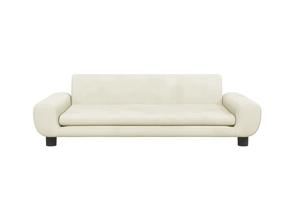 Fien  Lit pour cen crème 100x54x33 cm velours