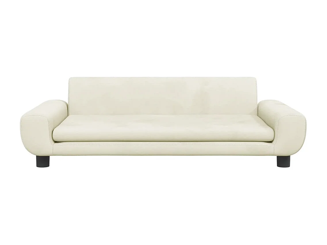 Fien  Lit pour cen crème 100x54x33 cm velours