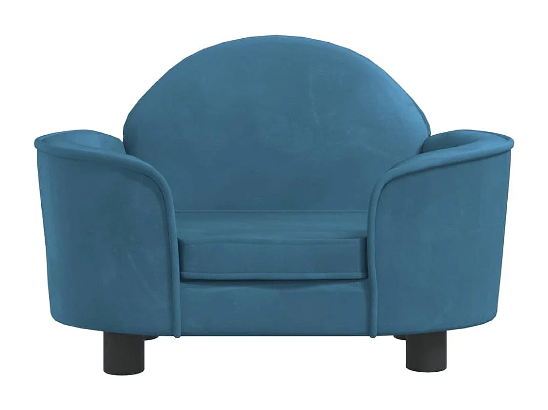 Ware Shoals  Lit pour cen bleu 66x40x45 cm velours