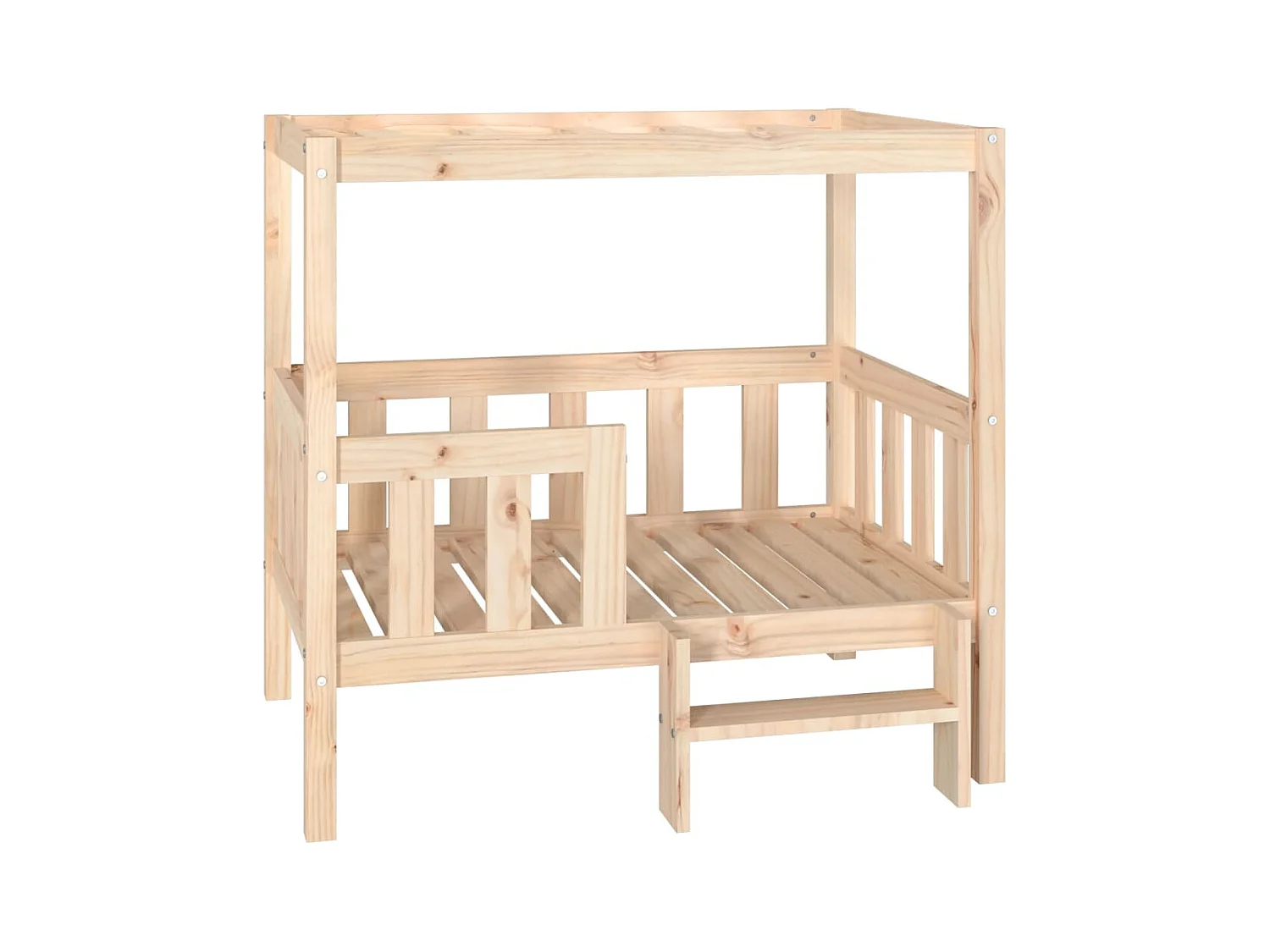 Varyn  Lit pour cen 95,5x73,5x90 cm Bois de pin solide