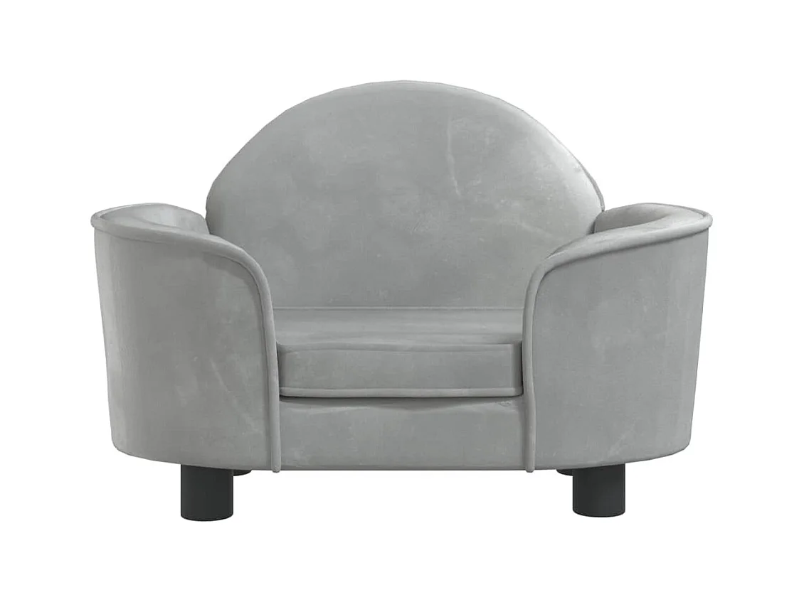 Ware Shoals  Lit pour cen gris clair 66x40x45 cm velours