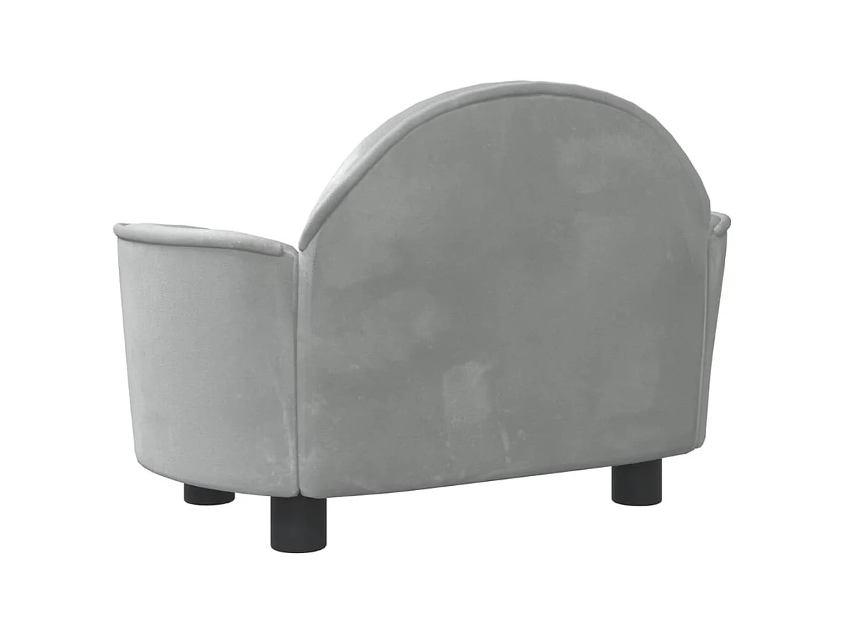 Ware Shoals  Lit pour cen gris clair 66x40x45 cm velours