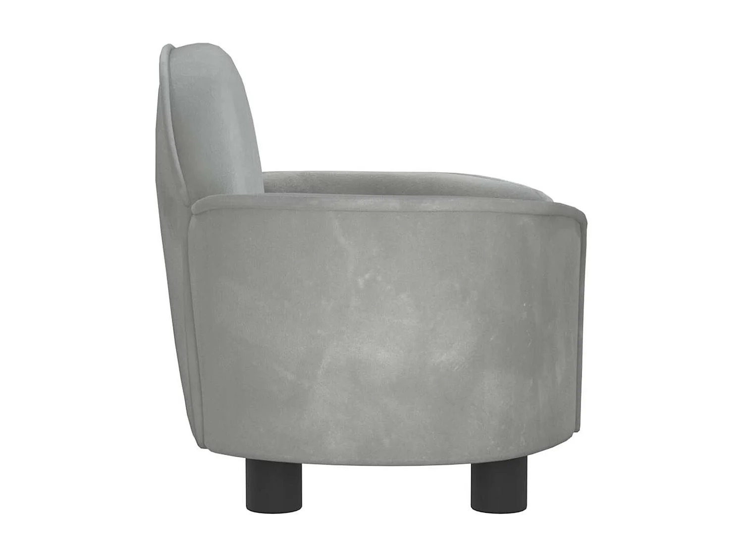 Ware Shoals  Lit pour cen gris clair 66x40x45 cm velours