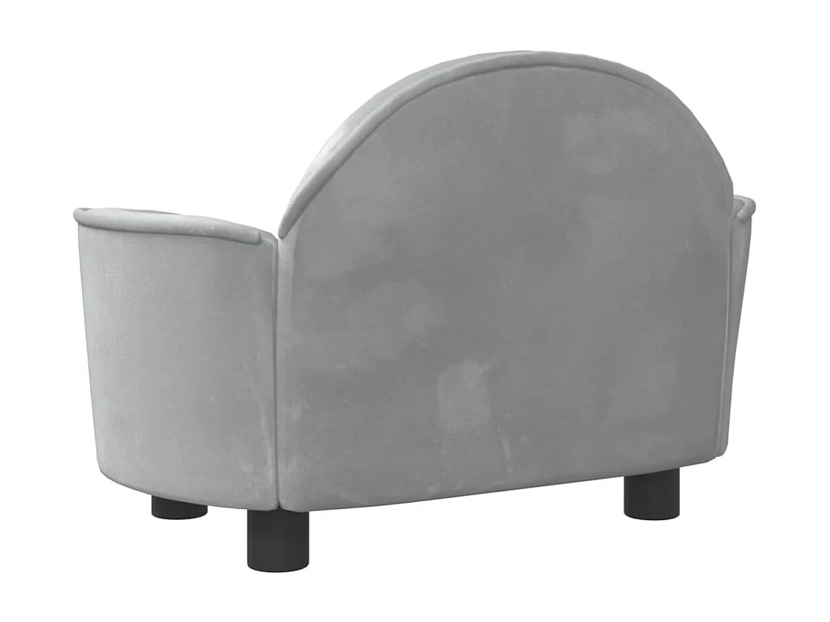 Ware Shoals  Lit pour cen gris clair 66x40x45 cm velours