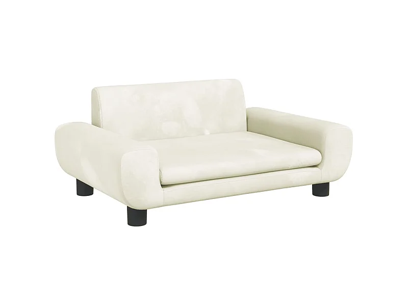 Fien  Lit pour cen crème 70x45x33 cm velours