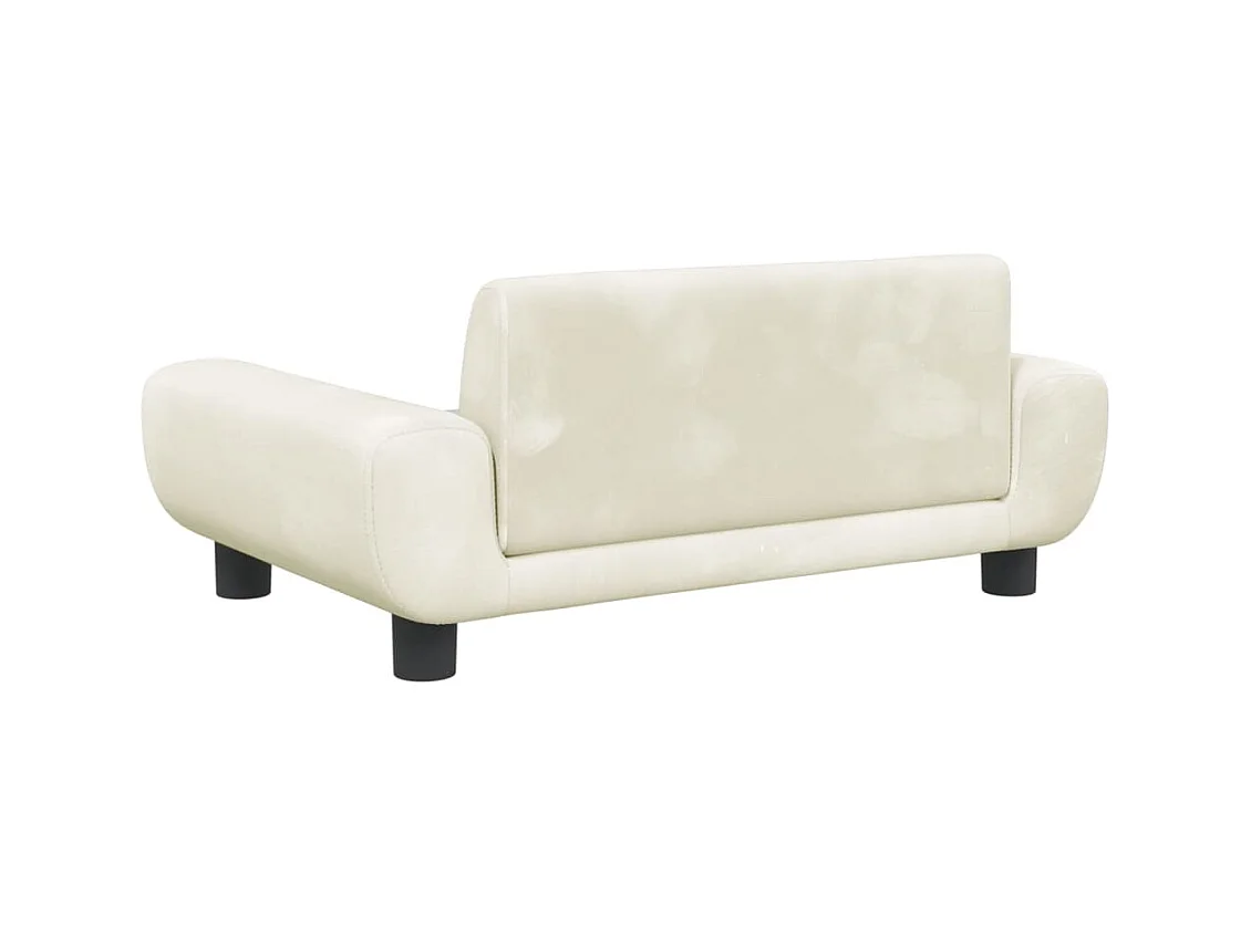 Fien  Lit pour cen crème 70x45x33 cm velours