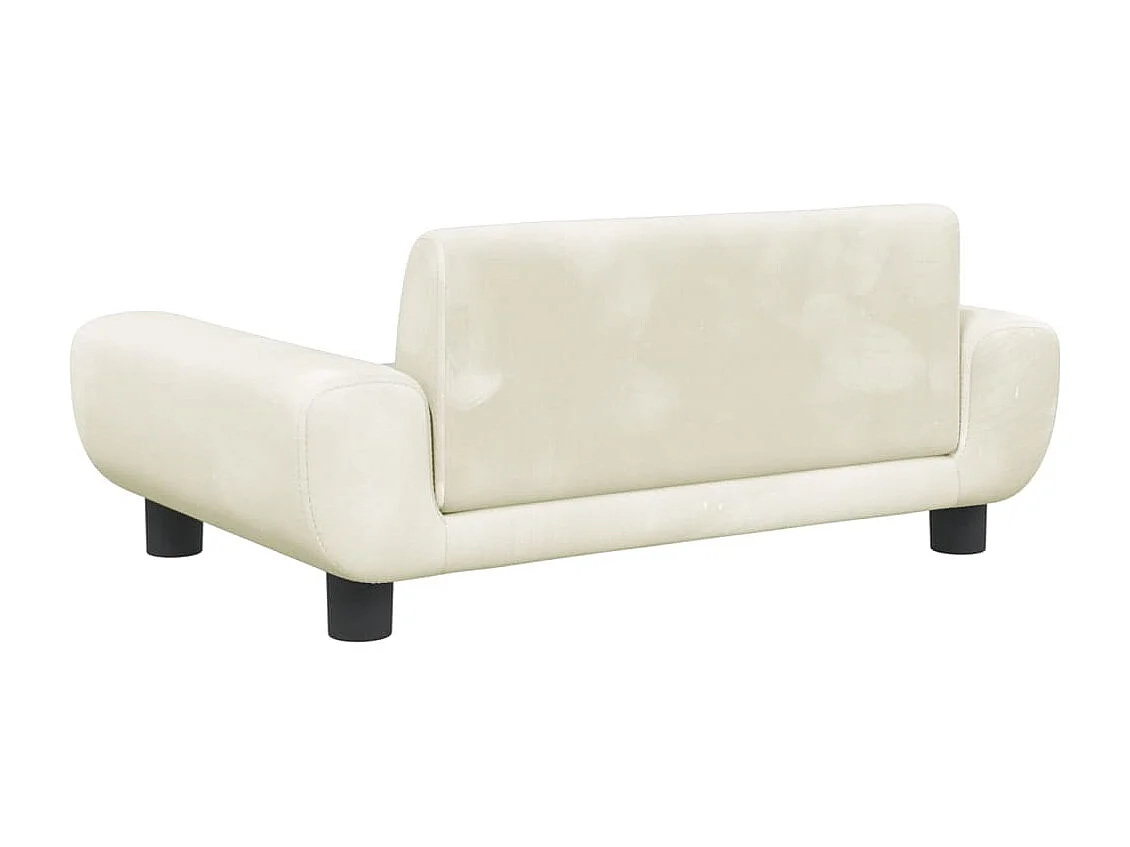 Fien  Lit pour cen crème 70x45x33 cm velours