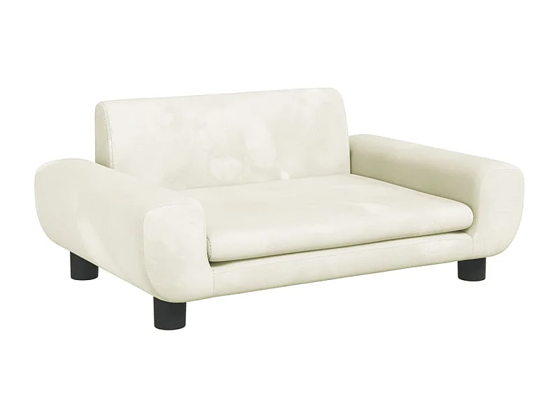 Fien  Lit pour cen crème 70x45x33 cm velours