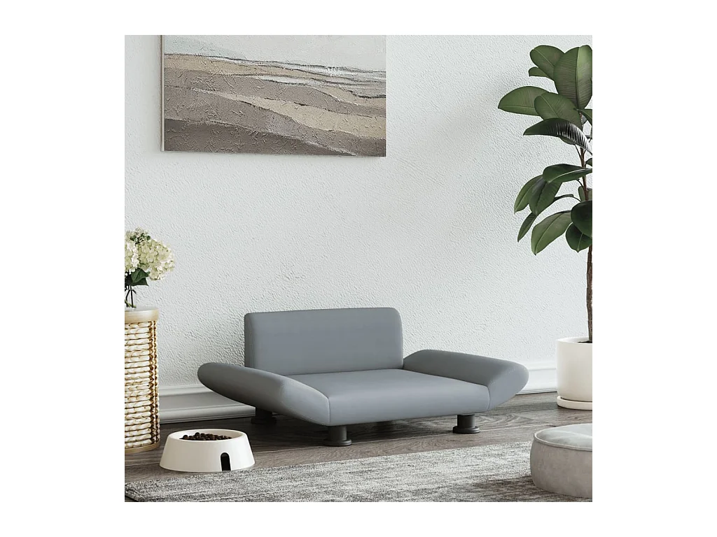 Sdr. Hygum  Lit pour cen gris clair 70x45x28 cm tissu