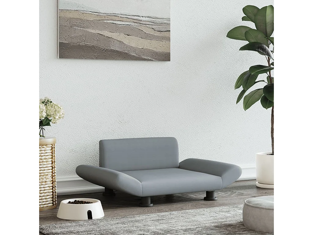 Sdr. Hygum  Lit pour cen gris clair 70x45x28 cm tissu