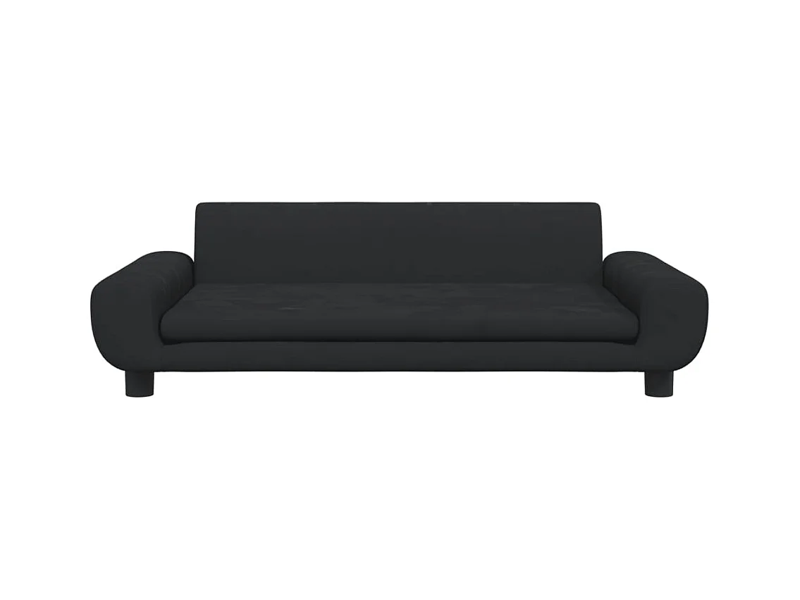 Fien  Lit pour cen noir 100x54x33 cm velours
