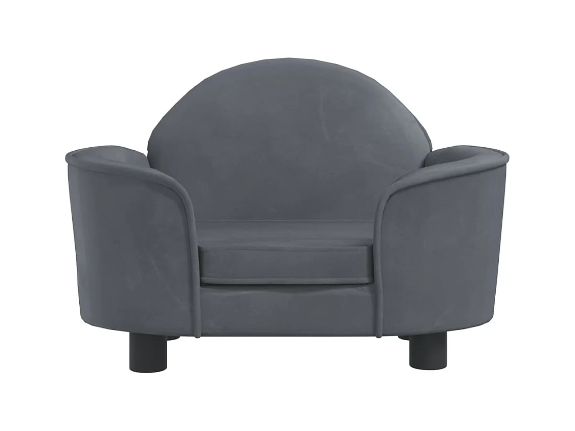 Ware Shoals  Lit pour cen gris foncé 66x40x45 cm velours