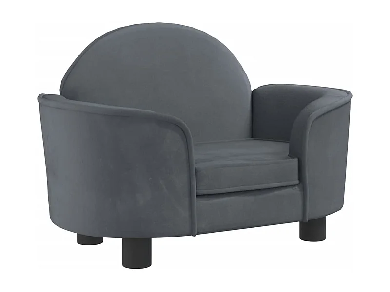 Ware Shoals  Hondenmand 66x40x45 cm fluweel donkergrijs