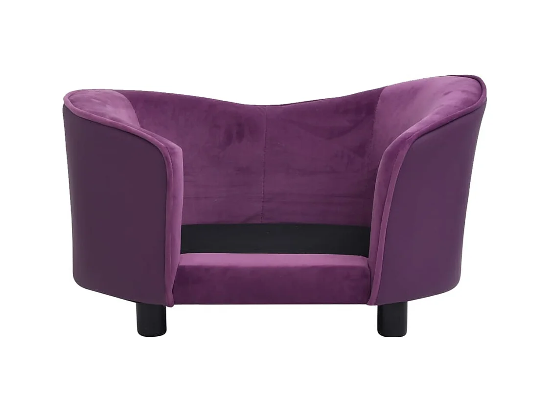 Vandœuvre-lès-Nancy  Canapé pour cen Bordeaux 69x49x40 cm Peluche et similicuir