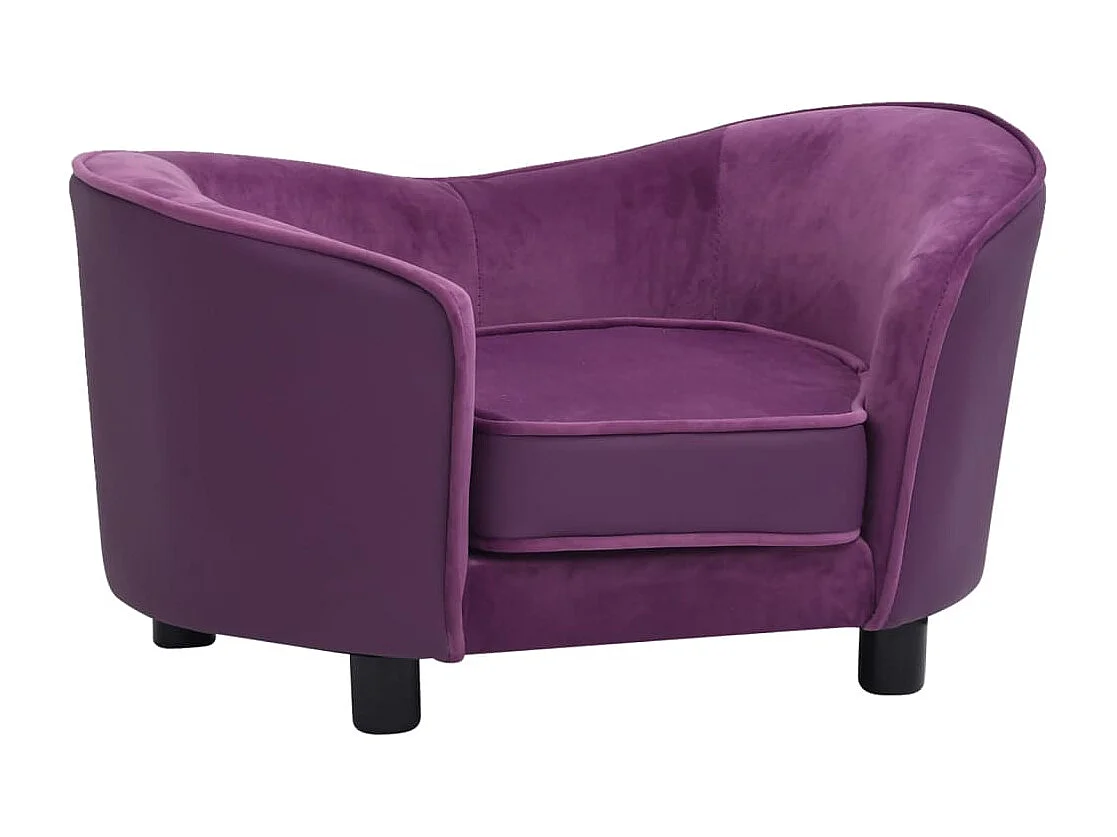 Vandœuvre-lès-Nancy  Canapé pour cen Bordeaux 69x49x40 cm Peluche et similicuir