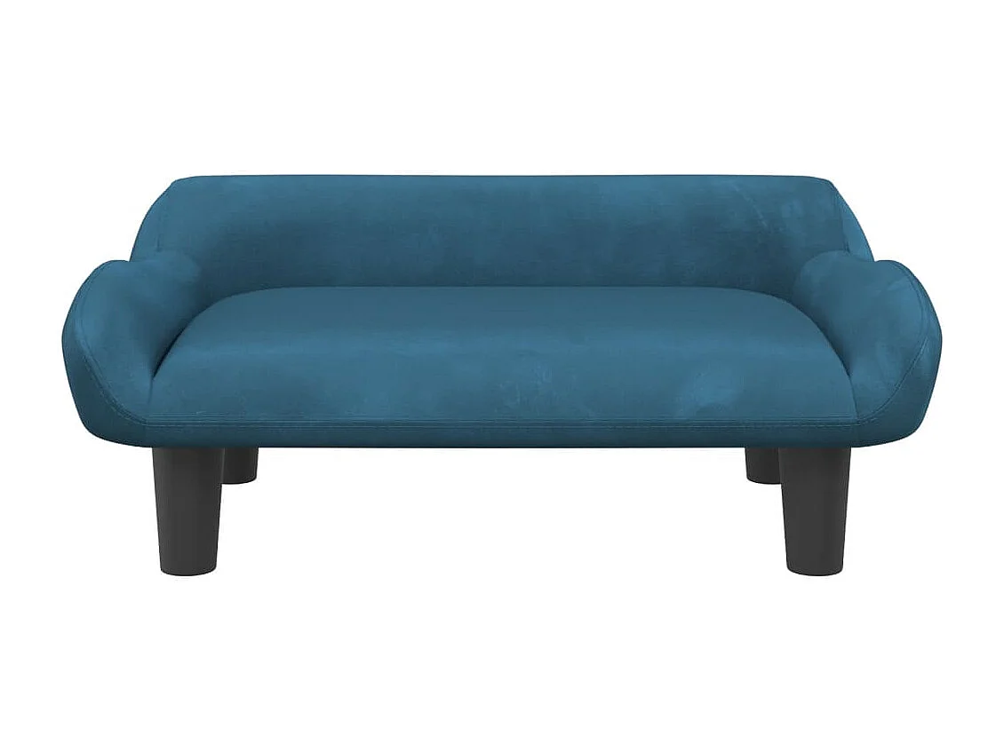 Kessel  Lit pour cen bleu 70x40x24 cm velours